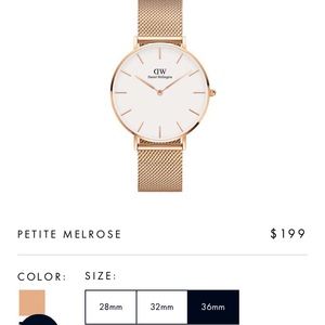 Daniel Wellington Rose Gold 36mm Watch